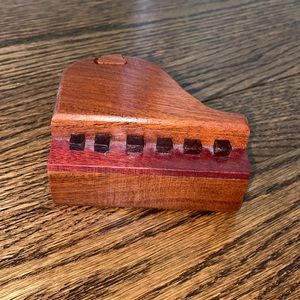 Wooden Piano Puzzle Jewelry Holder